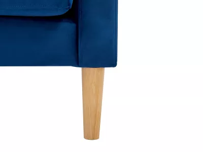 Velvet Fabric Upholstered Armchair 